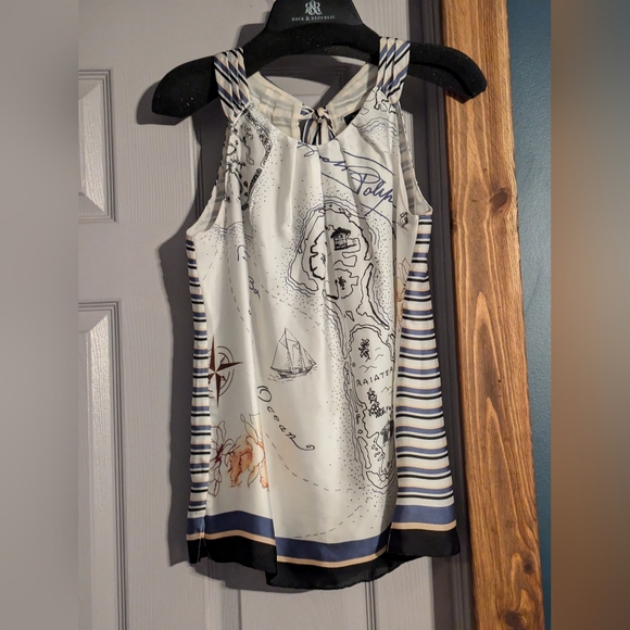 WHBM size small sleeveless blouse NWT - Picture 1 of 13